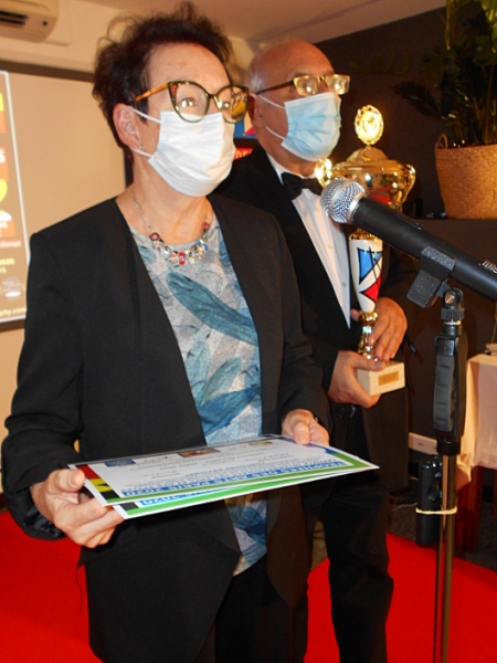 Annonce des résultats du Palmarès des TROPHEES DES ARTS PARIS 2020, par Annie d'Herpin, Présidente du Jury