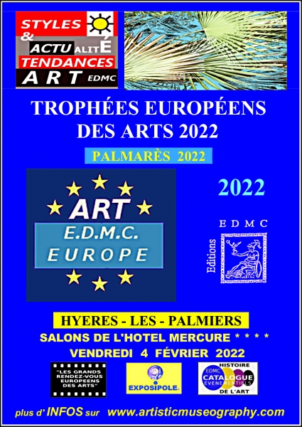 Affiche de l'Événementiel Trophées Européens des Arts 2022