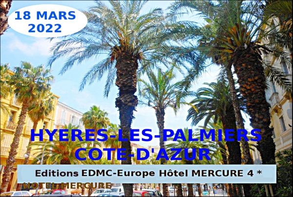 Trophées Internationaux des Arts 2022. Salon Picasso Hôtel Mercure à Hyères-Les-Palmiers Côte-d'Azur