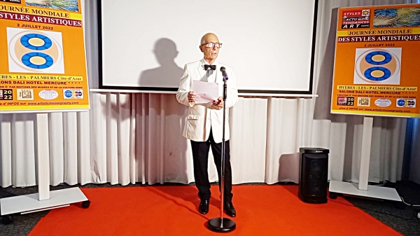 A. Antolini, Ouverture de la Journée Mondiale des Styles Artistiques 2 JUILLET 2022