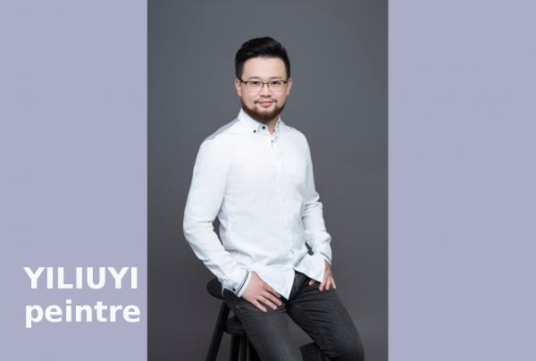 Le peintre abstrait YILIUYI, (Chine), Lauréat du Palmarès, a obtenu la Médaille des Arts de la Côte-d'Azur 2022 - French Riviera 2022