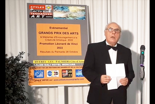 Cérémonies du Palmarès des Grands Prix des Arts 2022 Promotion Léonard de Vinci 2022 Hôtel Mercure**** Hyères-Les-Palmiers Côte-d'Azur