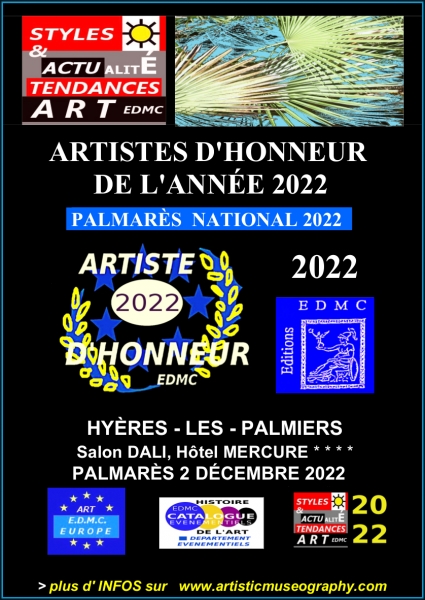 Affiche Artistes d'Honneur de l'Année 2022