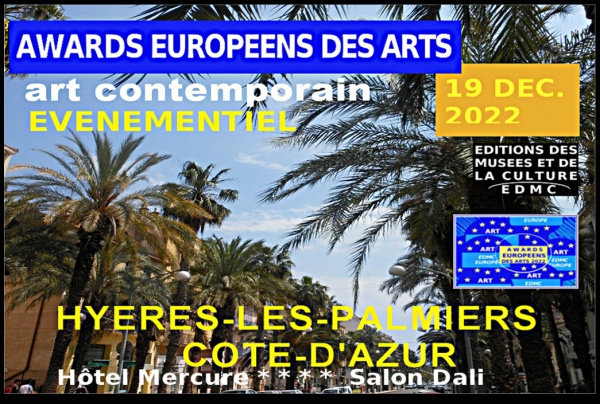 Salon Dali Hôtel Mercure **** à Hyères-Les-Palmiers Côte-d'Azur Palmarès national des Awards Européens des Arts 2022