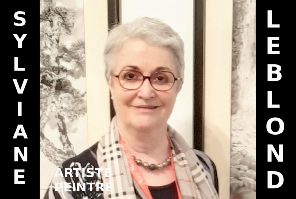 Sylviane LEBLOND, peintre, Lauréate du Palmarès, Plaquette d'Honneur avec Award Universel des Arts et Styles 2023, avec félicitations du Jury 