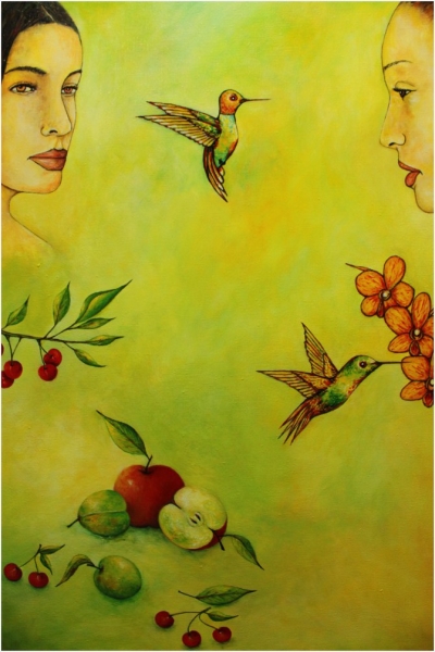 PEINTURE DE ERGOD RIET. IL FAIT IMPLOSER LE COEUR DU SPECTATEUR PAR SA POESIE INFINIE...