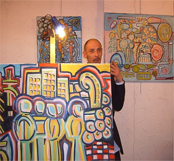 LE PEINTRE ARNAUD MILLET  PRESENTE SES DERNIERS TABLEAUX 
