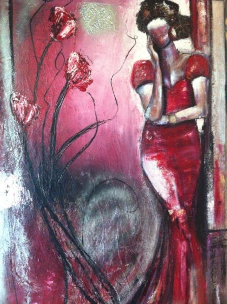 JOSEPHINE DI PALMA, PEINTRE. SON UNIVERS ENVOUTANT NOUS DIT LA CULTURE  EMOUVANTE D'UN SAVOIR-PEINDRE TOUT EN FRAICHEUR ET ROMANTISME