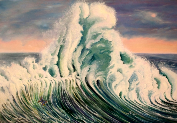 EQUINOXE, PEINTURE MARINE DE MARIE-ALINE JUNG-BRETT