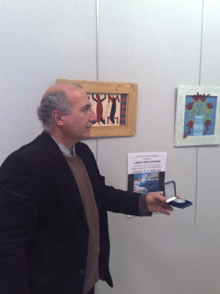Remise de la Médaille d'Honneur EDMC à l'atelier ESAT des Etangs.
