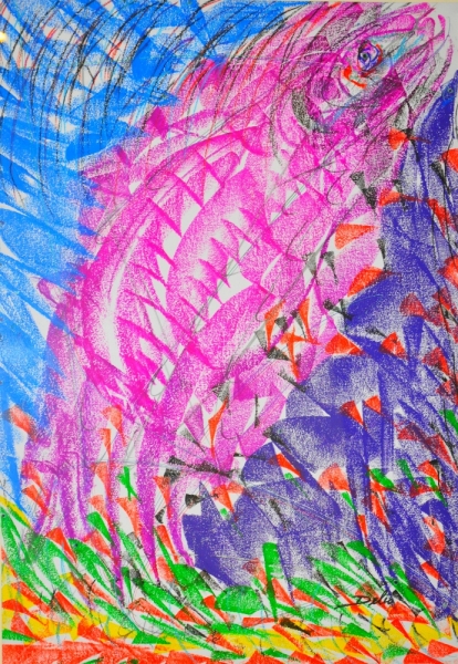 Alain Délic, peintre abstrait, 