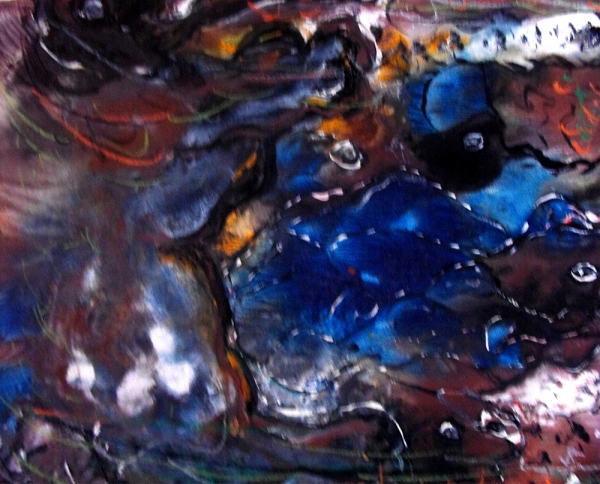 Alain Délic, peintre abstrait, 