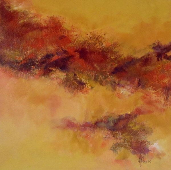 IMPRESSIONNISME ABSTRAIT OEUVRE DE JEANNE BLANC 