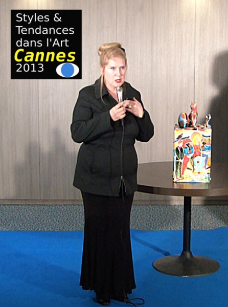 Présentation du style IGA GIELNIEWSKI, peintre-plasticienne céramiste - CANNES 2013 