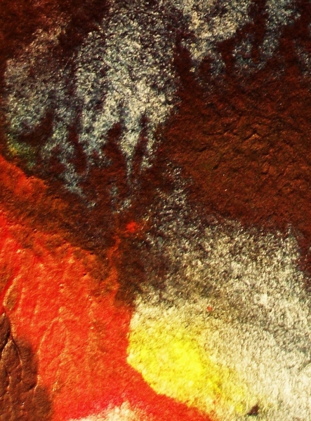 Annie d'HERPIN, peintre aquarelliste et photographe. Elle a créé les Pinxit Numérica, ici on peut voir une oeuvre Capture d'Artefact née après différentes phases de recherche esthétique.