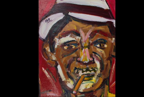 Le peintre Nos .Ph. Il bouscule admirablement l'art du portrait pour le pousser dans les premiers rangs de l'art contemporain. Son style fait écho en Europe aux  recherches expressionnistes américaines pour dire à sa façon sa propre sensibilité esthétique