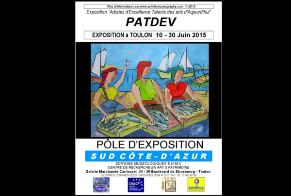 PATDEV, une peinture vive et colorée. Avec cet artiste le mot 