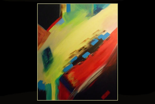 Abstraction poétique de la peintre Daisy ARMOËT 