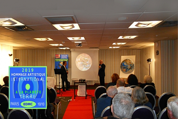 PARIS 2019. EDMC Hommage Artistique International à la Planète Terre 2019