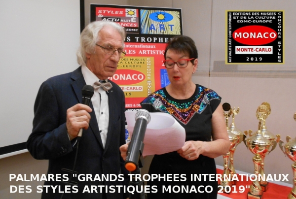 Annonce du Palmarès par le président du Jury Alain DELIC et la co-présidente du Jury  Annie d'HERPIN.