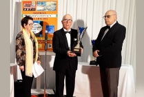 Côte-d'Azur: Le Comité du Jury lors de l'attribution des Trophées Internationaux des Arts 2022 Salon Picasso de l'Hôtel Mercure****