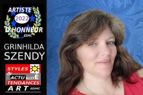 Grinhilda Szendy, Sculptrice, Créatrice, Artiste d'Honneur de l'Année 2022 Admise au Palmarès national 2022