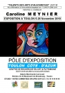 AFFICHE EXPOSITION CAROLINE MEYNIER, AU PÔLE EXPOSITION SUD CÔTE-AZUR