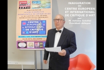 Inauguration du Centre Européen et International de Critique d'Art par son président délegué M. Antoine Antolini dans les salons de l'Hôtel Ibis Centre *** à Hyères-Les-Palmiers sur la Côte-d'Azur France