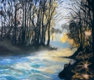 LORSQU'ELLE PEINT LA NATURE CECILE DURET SAIT EN CAPTURER L'ATMOSPHERE, RESTITUER UN ESSENTIEL IMMATERIEL...