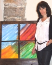 LA PEINTRE MARTINE ALMODOVAR, ABSTRACTION ET PASSION POUR NOUS DIRE UN AUTRE UNIVERS DE BEAUTÉ