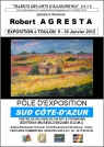 LE POLE EXPOSITION SUD COTE-D'AZUR PRESENTE LES OEUVRES DE ROBERT AGRESTA, UN MAITRE DES PINCEAUX. 