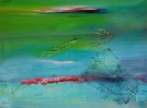 PEINTURE DE SYLVIE GUTERMANN - ABSTRACTION ET NATURE SONT AU RENDEZ-VOUS. 