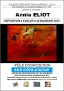 L'ARTISTE ANNIE ELIOT DEPASSE TOUS LES ENTENDUS ET TOUTES LES CONVENTIONS POUR PEINDRE AVEC UN STYLE PICTURAL ET UNE SENSIBILITE A FLEUR DE PEAU