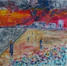 ANNE-SOPHIE VIEREN, LA PEINTRE OSE UN MONDE DE POESIE DOUCE ET VIOLENTE OU LE REVE JAILLIT DE LA REALITE