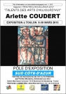 LA PEINTRE ARLETTE COUDERT. ELLE NOUS ENTRAINE AUX RACINES D'UNE ESTHETIQUE ÉTONNANTE AVEC SES OEUVRES D'INSPIRATIONS PRÉCOLOMBIENNES. EXPOSITION A NE PAS MANQUER...