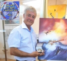YVES MARTINET ADMIS PEINTRE D'EXCELLENCE. UNE EXPERIENCE PICTURALE AU SERVICE DE LA CREATION ARTISTIQUE. IL OBTIENT LA MEDAILLE TALENTS DES ARTS D'AUJOURD'HUI 2013