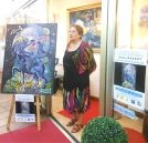 LA PEINTRE THERESE MASSOT. SES OEUVRES AU COEUR DES MYTHES ET LEGENDES NOUS FONT REVER,TOUT EVEILLES, DE LICORNES MERVEILLEUSES