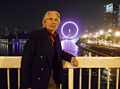 le peintre ALAIN DELIC ici à TIANJIN en Chine