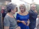 Au centre, Marie-Solange Raymond expose.