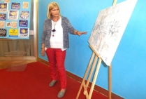 La peintre Christiane BROUSSARD sélectionnée pour  l'exposition concours l'ART ET LA MER  à Toulon, présente ici sa peinture  non figurative,  ses marines achromatiques questionnent la perception visuelle tout  autant que le réel.