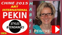 VIDEO PRESENTATION A PEKIN 2015 MABRIS PEINTRE ABSTRAITE