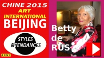 VIDEO PRESENTATION A PEKIN 2015 BETTY DE RUS, PEINTRE ABSTRAITE