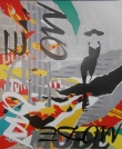 Oeuvre abstraite du peintre Alain SIRABELLA