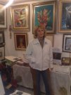 Andrée Vermorel dans son atelier