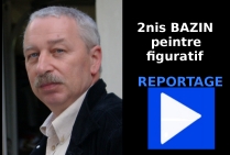 2nis Bazin, peintre, Trophée Côte-d'Azur 2018. Reportage en cours