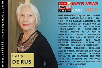 Betty de Rus, peintre abstraite.