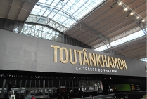 Grande Halle de La Villette.<br/>Expostion Toutânkhamon.<br/>Le Trésor du Pharaon